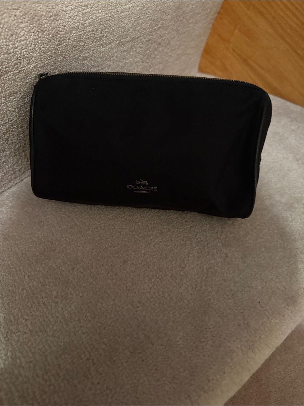 Coach women’s or men’s Travel Pouch in Black